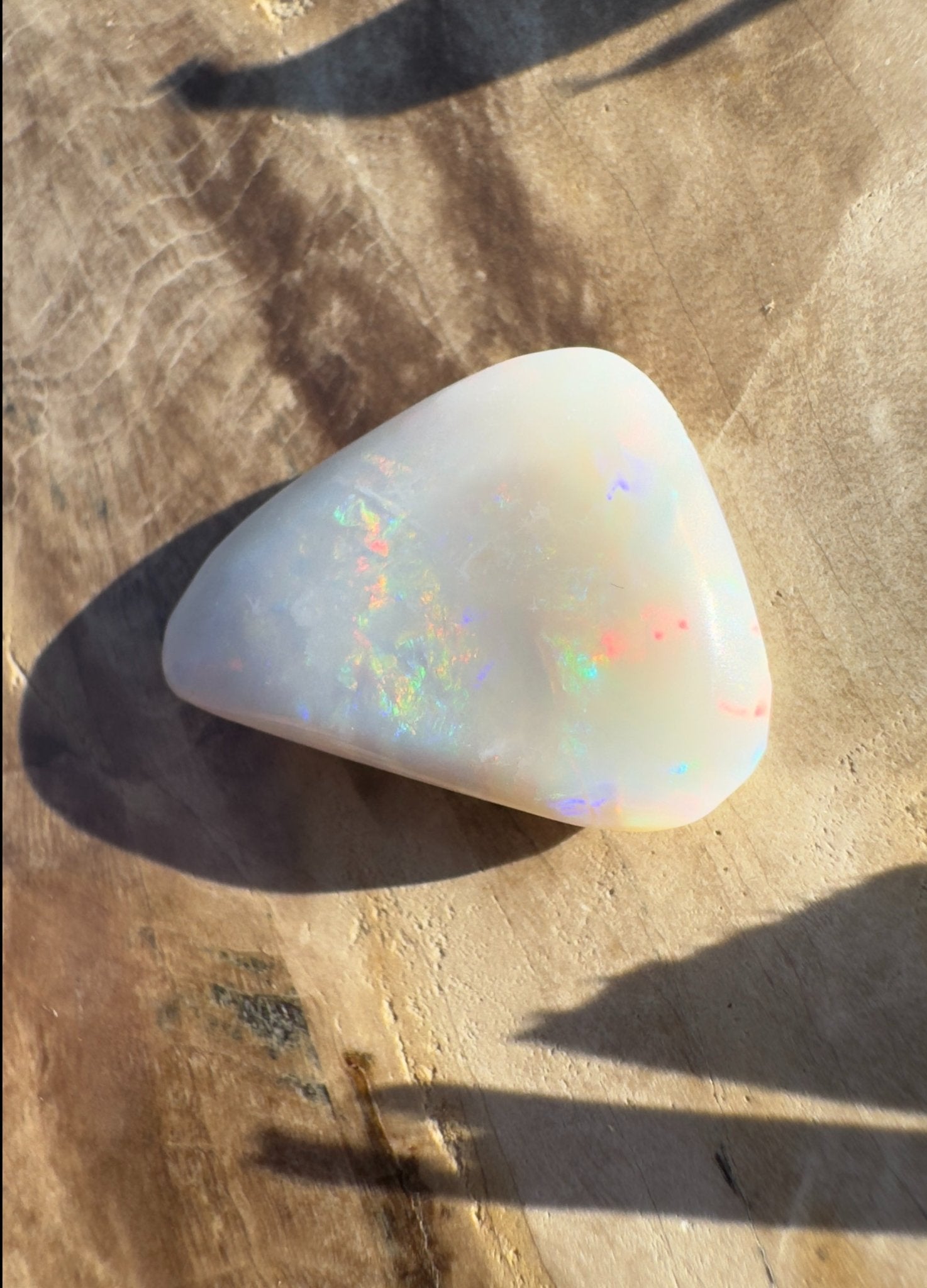 6.2ct Hand - Cut Solid Lightning Ridge Opal