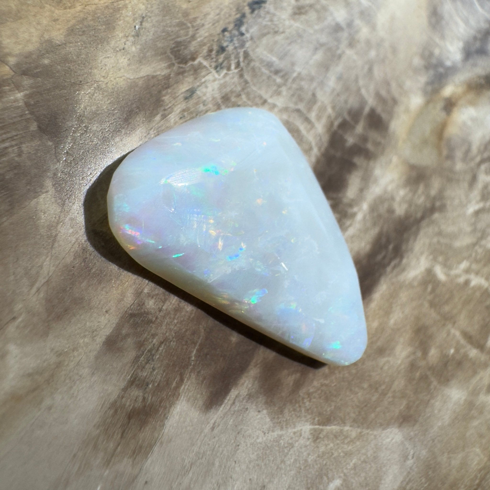 6.2ct Hand - Cut Solid Lightning Ridge Opal