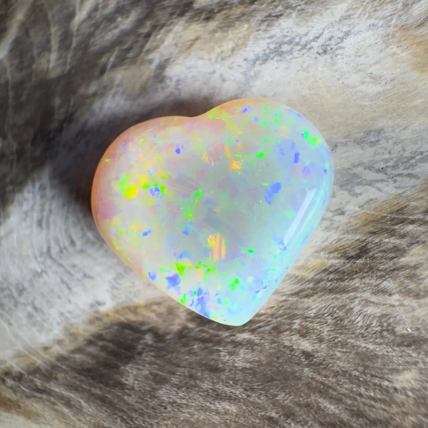6.3ct Coober Pedy Opal Solid Hand - Cut