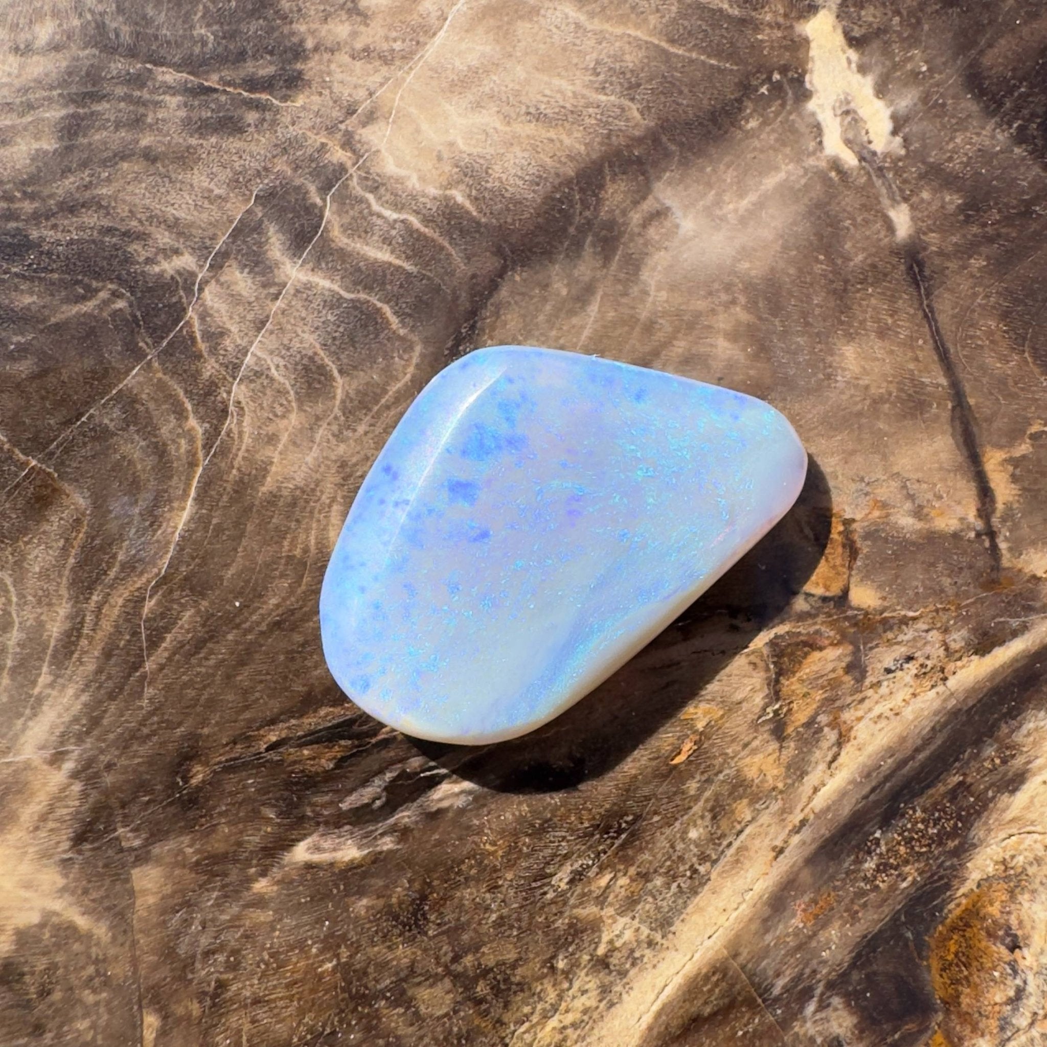 6.3ct Hand - cut Solid Australian Lightning Ridge Opal