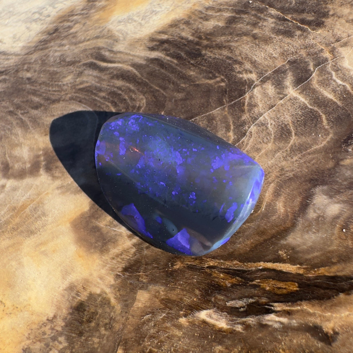 6.3ct Lightning Ridge Black Opal | Solid Australian Opal | Hand-Cut