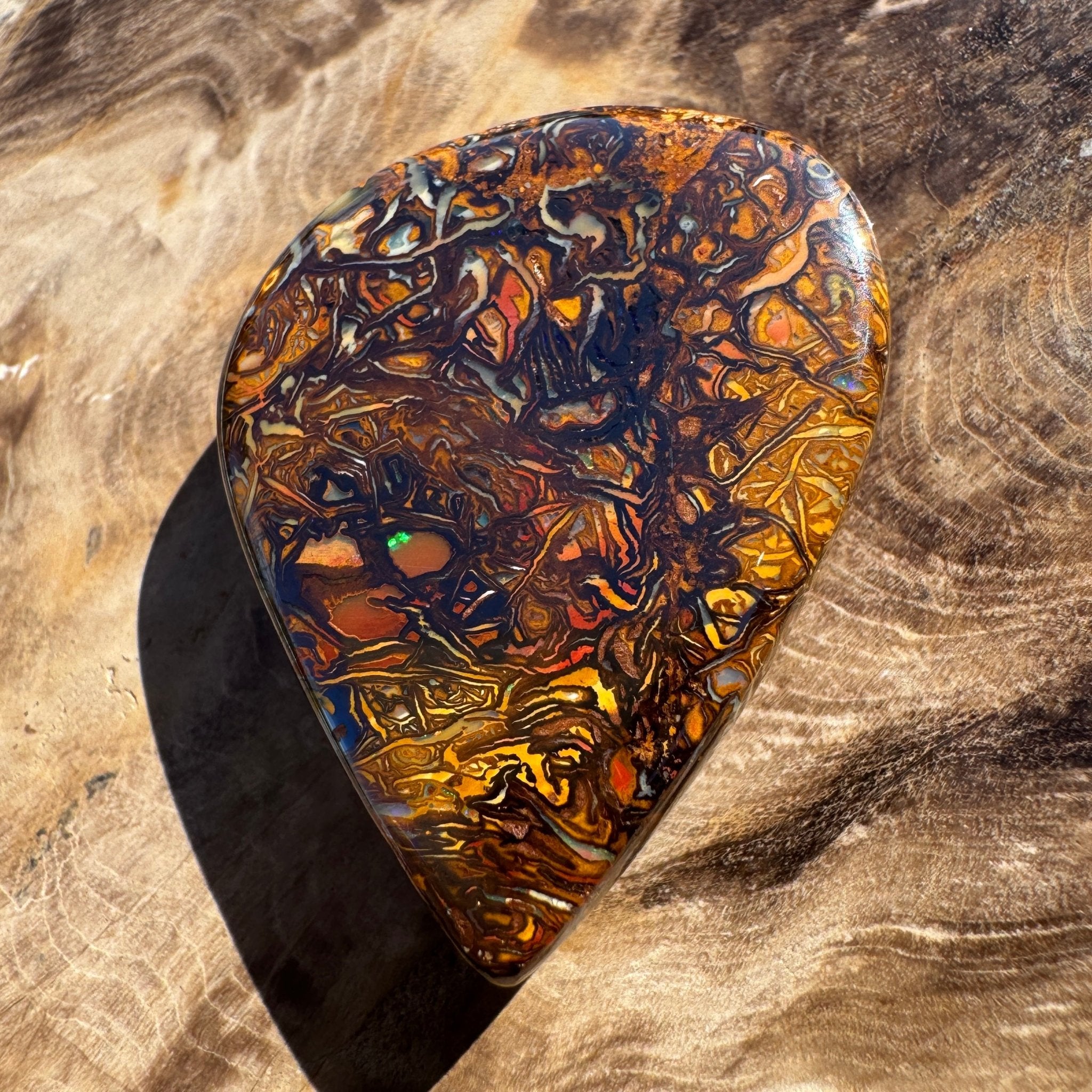63ct Queensland Boulder Opal | Solid Australian Opal | Hand-Cut
