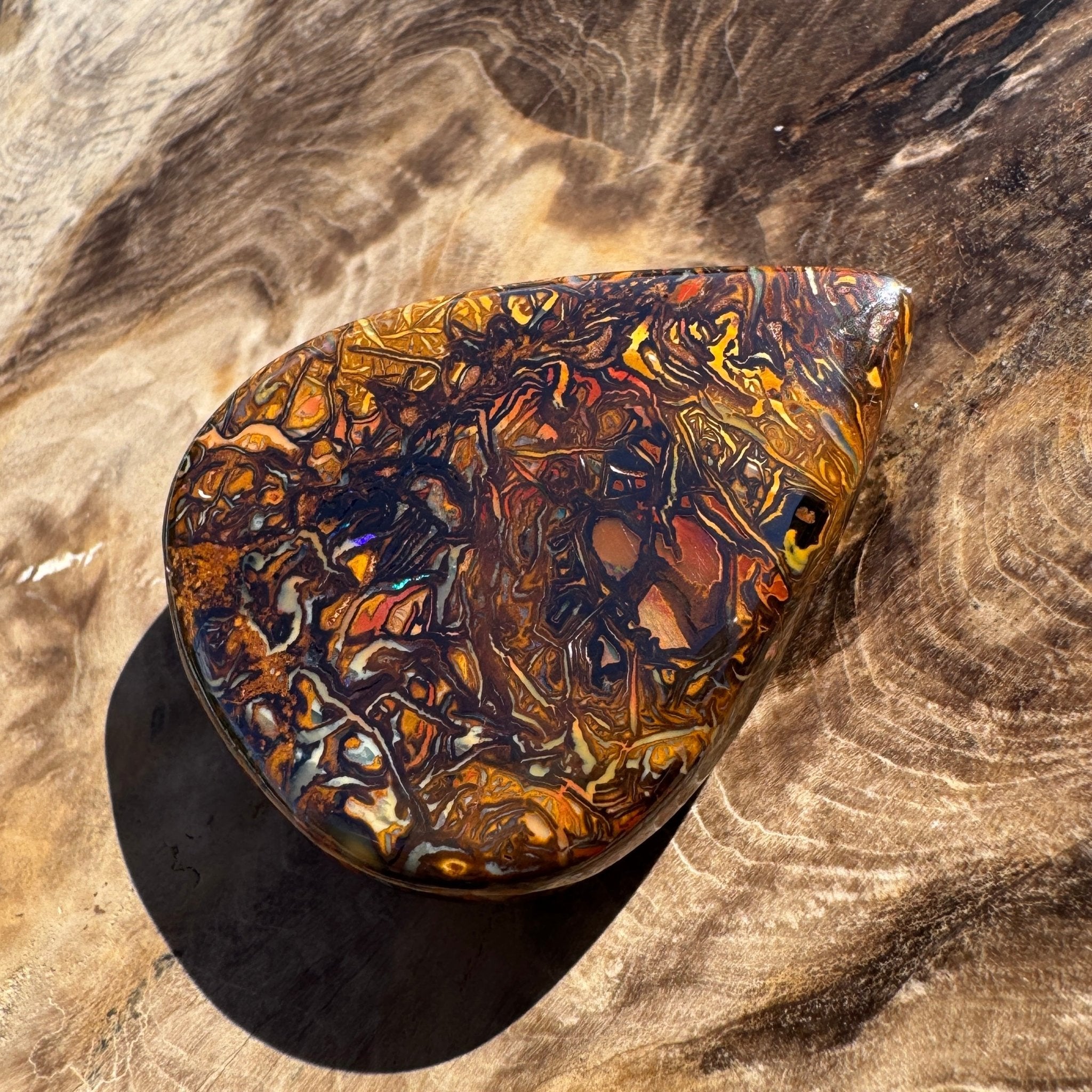 63ct Queensland Boulder Opal | Solid Australian Opal | Hand-Cut