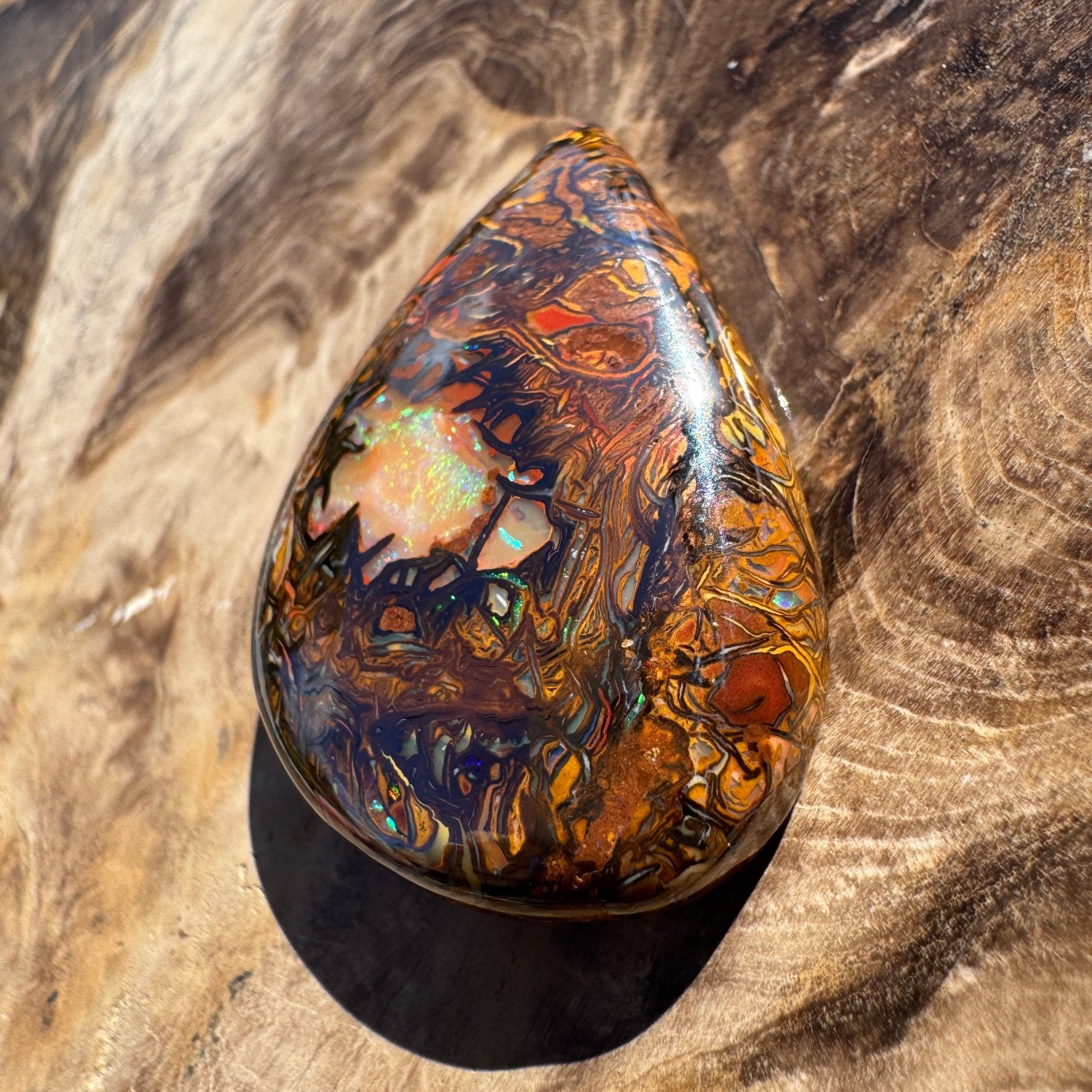 63ct Queensland Boulder Opal | Solid Australian Opal | Hand-Cut