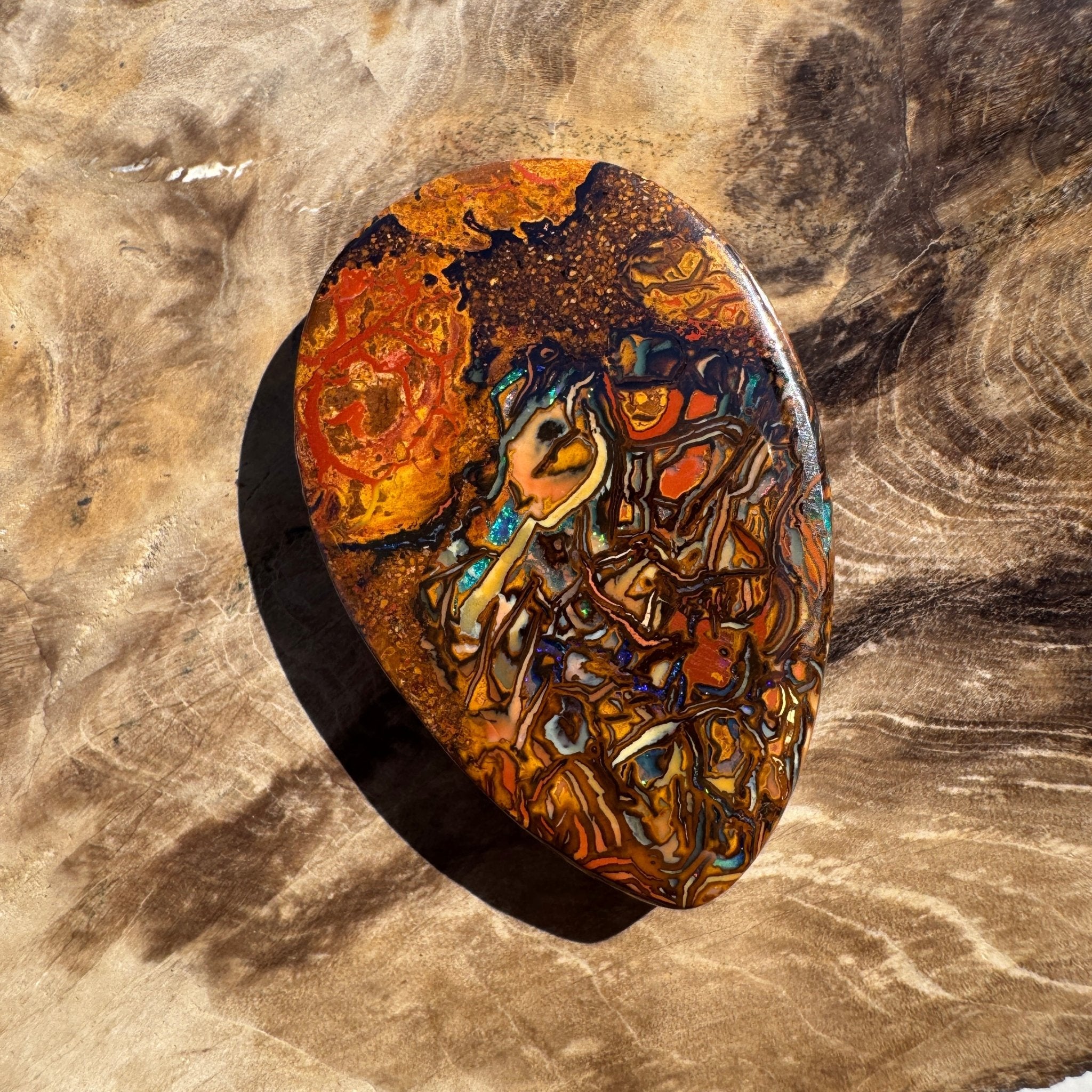 63ct Winton Queensland Boulder Opal | Solid Australian Opal | Hand-Cut