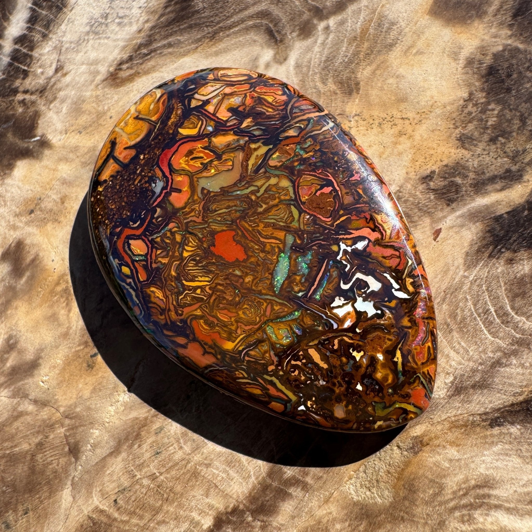 63ct Winton Queensland Boulder Opal | Solid Australian Opal | Hand-Cut