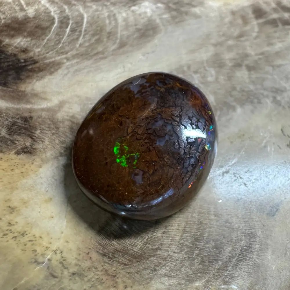 6.4ct Hand - cut Queensland Boulder Opal