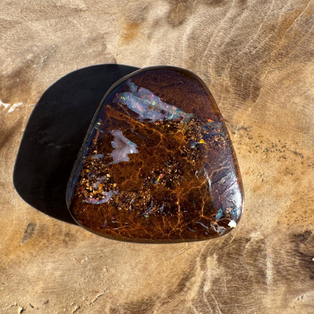 6.4ct Queensland Boulder Opal | Solid Australian Opal | Hand-Cut