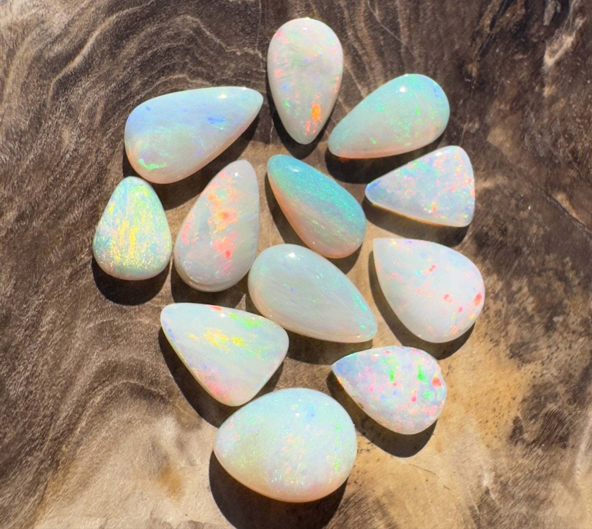 6.5CT Hand - cut Solid Australian Coober Pedy Opal Parcel
