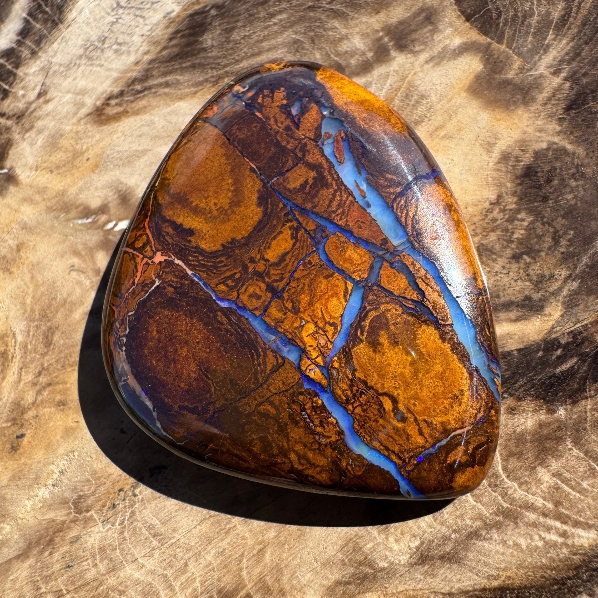 65ct Queensland Boulder Opal | Solid Australian Opal | Hand-Cut