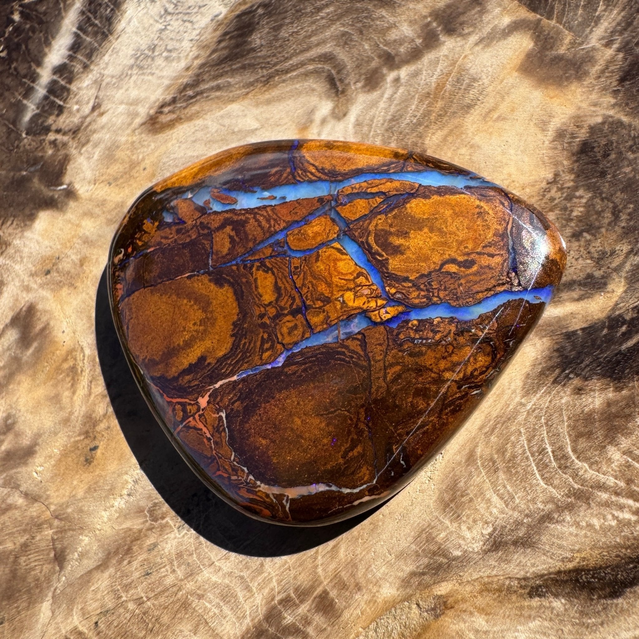 65ct Queensland Boulder Opal | Solid Australian Opal | Hand-Cut