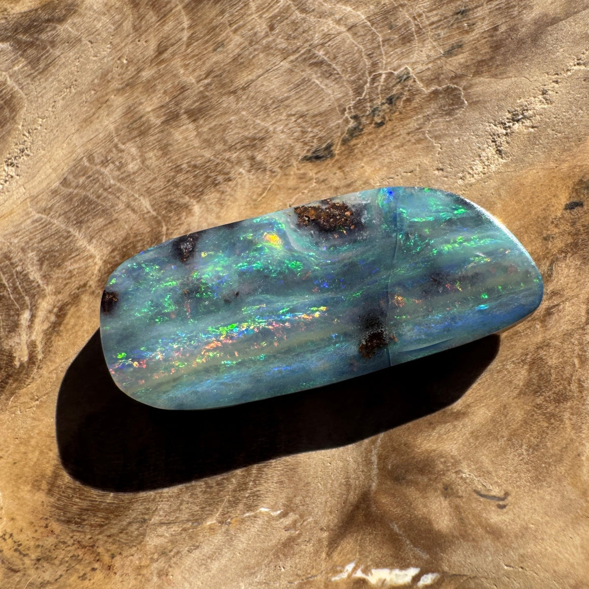 6.9ct Queensland Boulder Opal | Solid Australian Opal | Hand-Cut