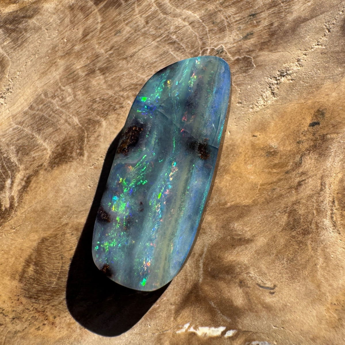 6.9ct Queensland Boulder Opal | Solid Australian Opal | Hand-Cut