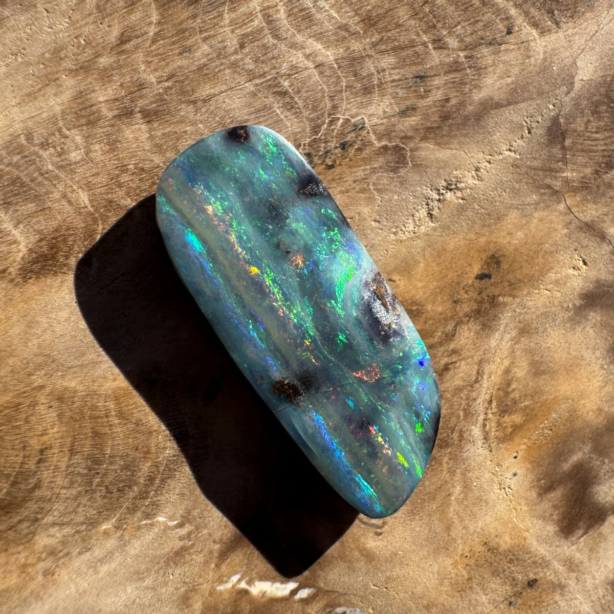6.9ct Queensland Boulder Opal | Solid Australian Opal | Hand-Cut