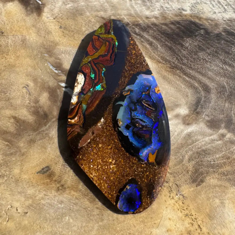 7.1ct Hand-cut Queensland Boulder Opal
