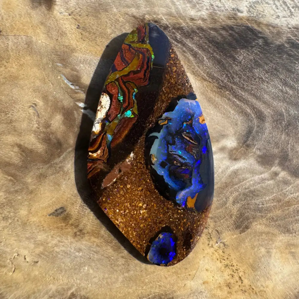 7.1ct Hand-cut Queensland Boulder Opal