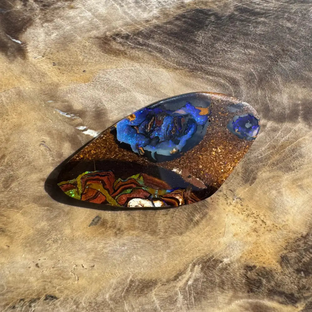 7.1ct Hand-cut Queensland Boulder Opal