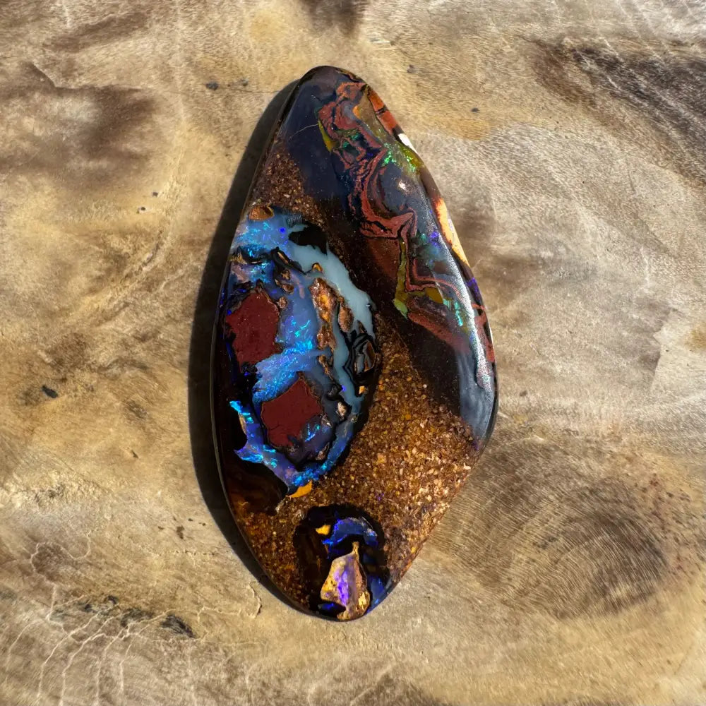 7.1ct Hand-cut Queensland Boulder Opal