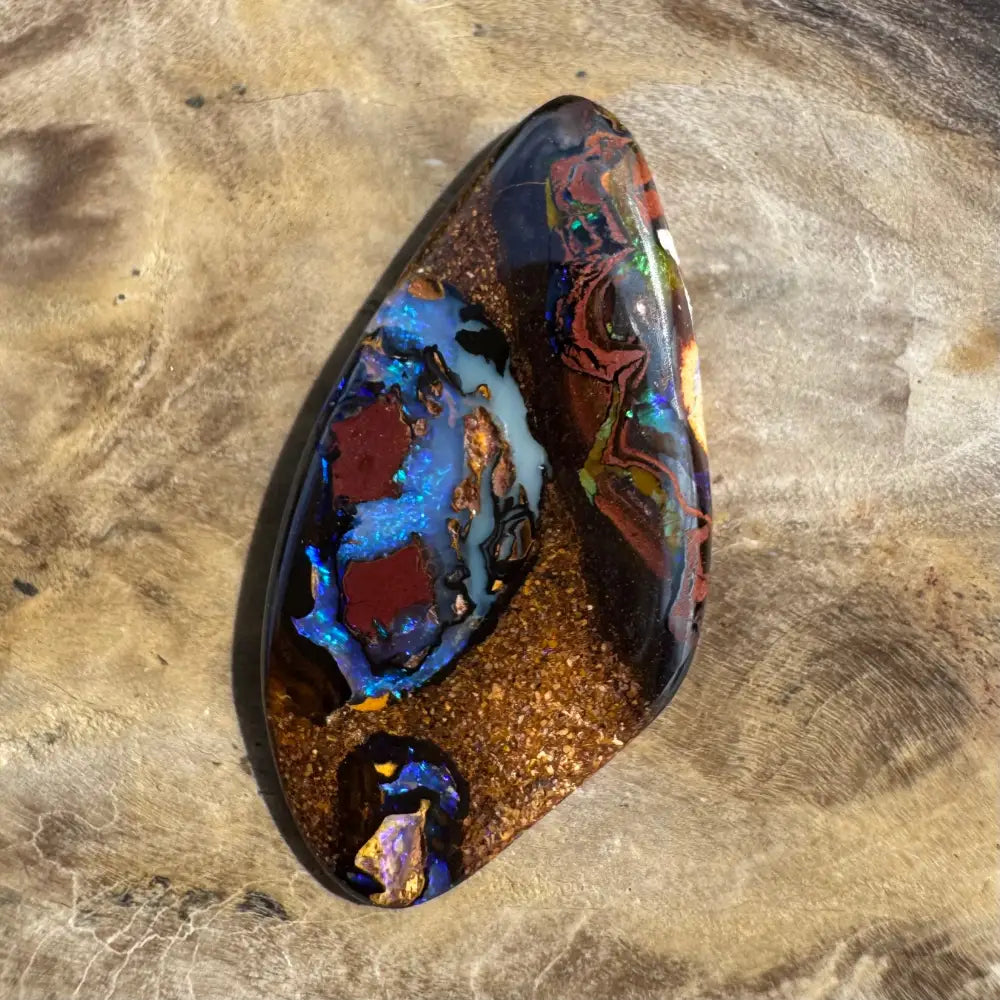 7.1ct Hand-cut Queensland Boulder Opal