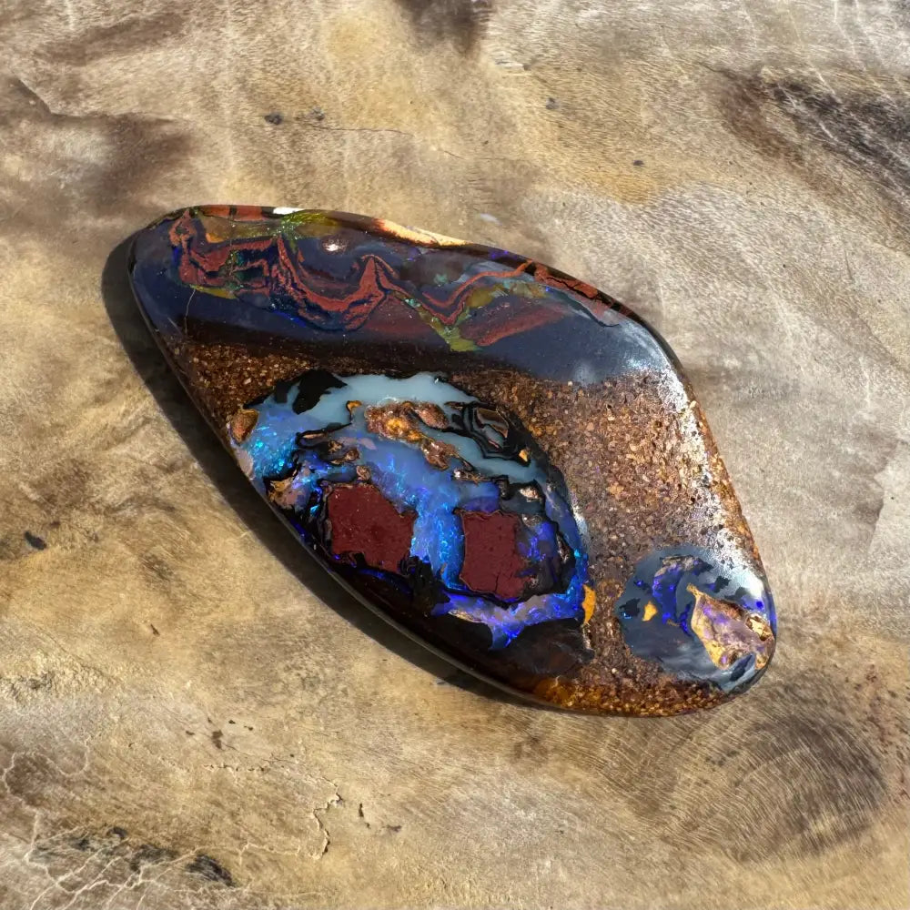 7.1ct Hand-cut Queensland Boulder Opal