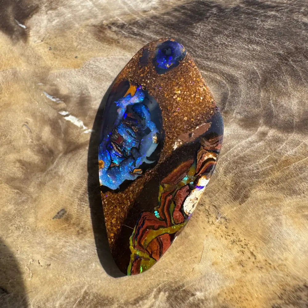 7.1ct Hand-cut Queensland Boulder Opal