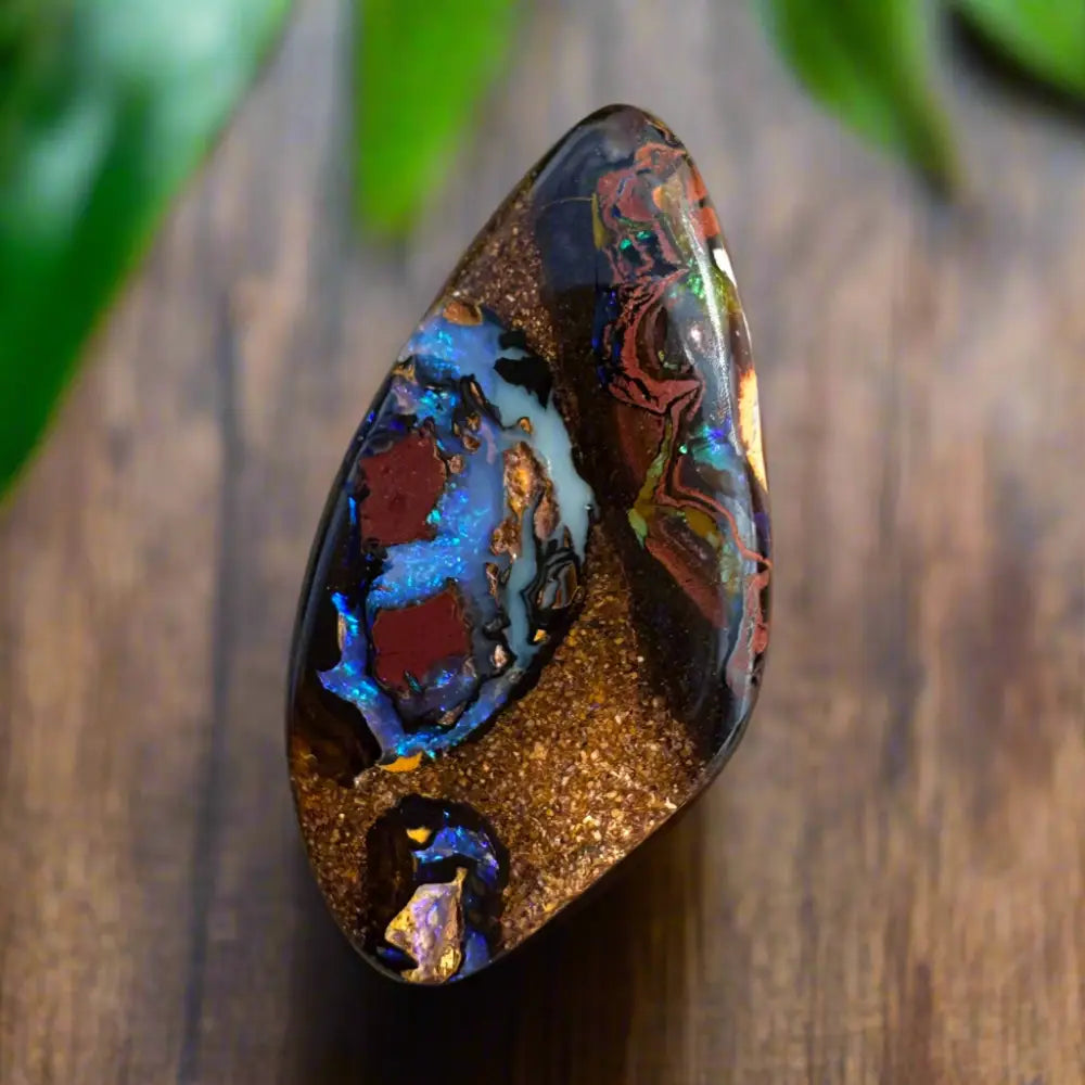 7.1ct Hand-cut Queensland Boulder Opal
