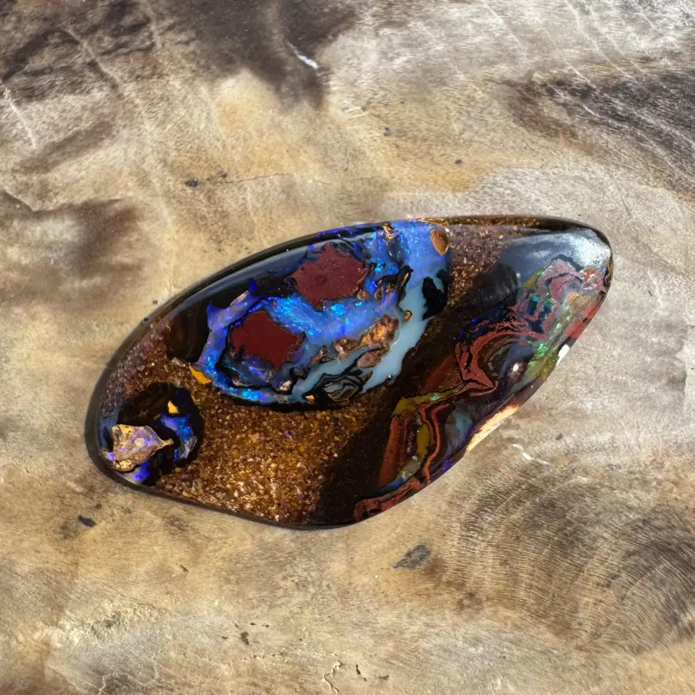 7.1ct Hand-cut Queensland Boulder Opal