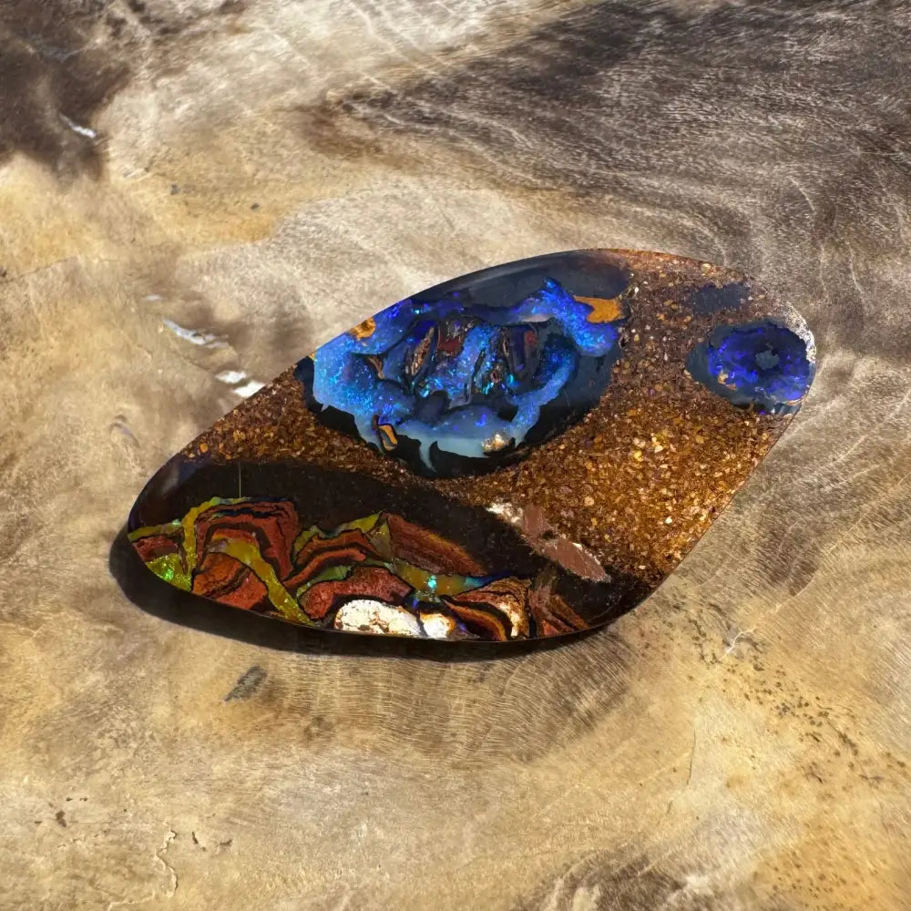 7.1ct Hand-cut Queensland Boulder Opal