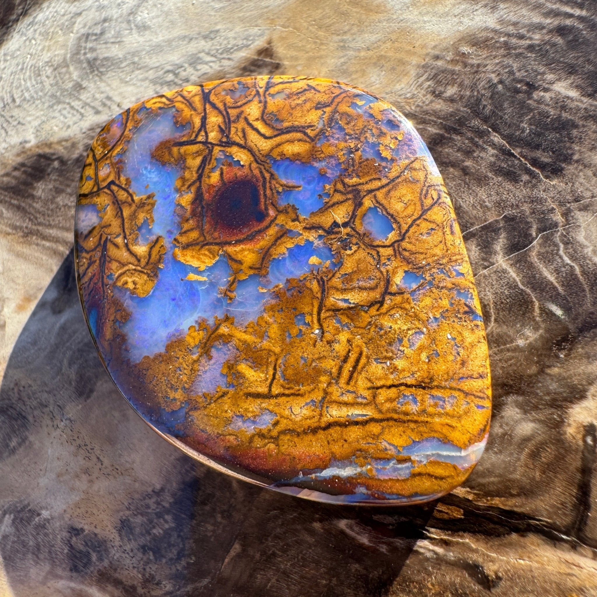 73.9ct Queensland Boulder Opal | Solid Australian Opal | Hand-Cut