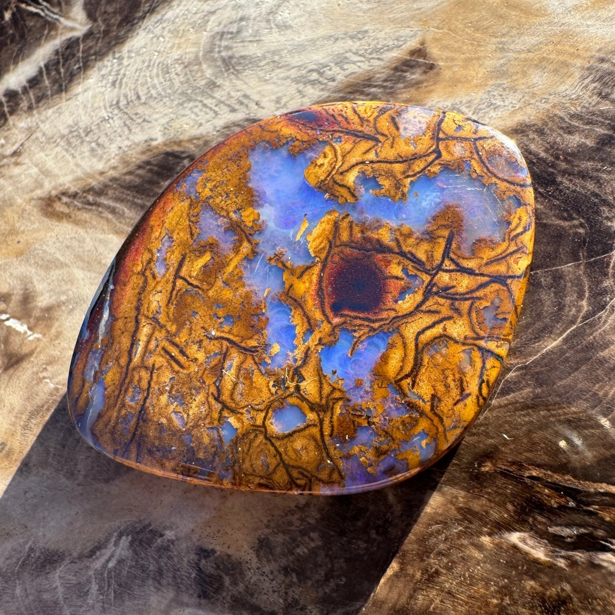 73.9ct Queensland Boulder Opal | Solid Australian Opal | Hand-Cut