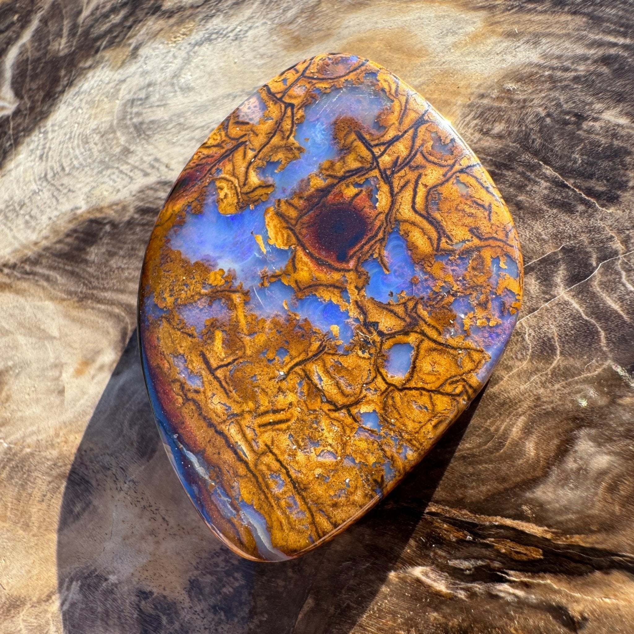 73.9ct Queensland Boulder Opal | Solid Australian Opal | Hand-Cut