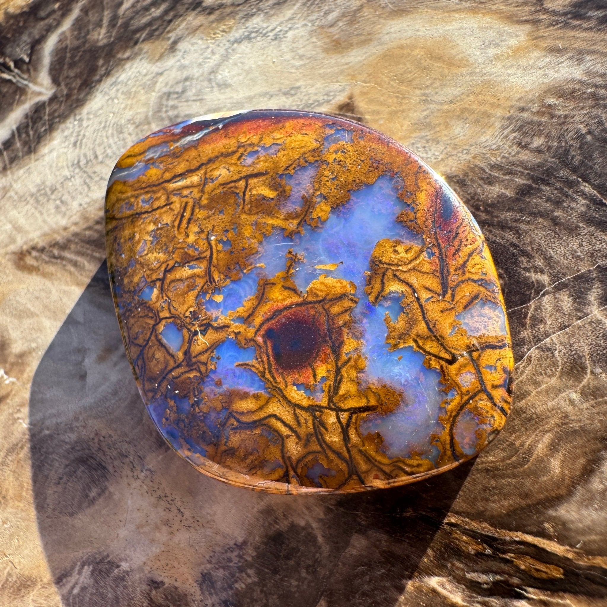 73.9ct Queensland Boulder Opal | Solid Australian Opal | Hand-Cut