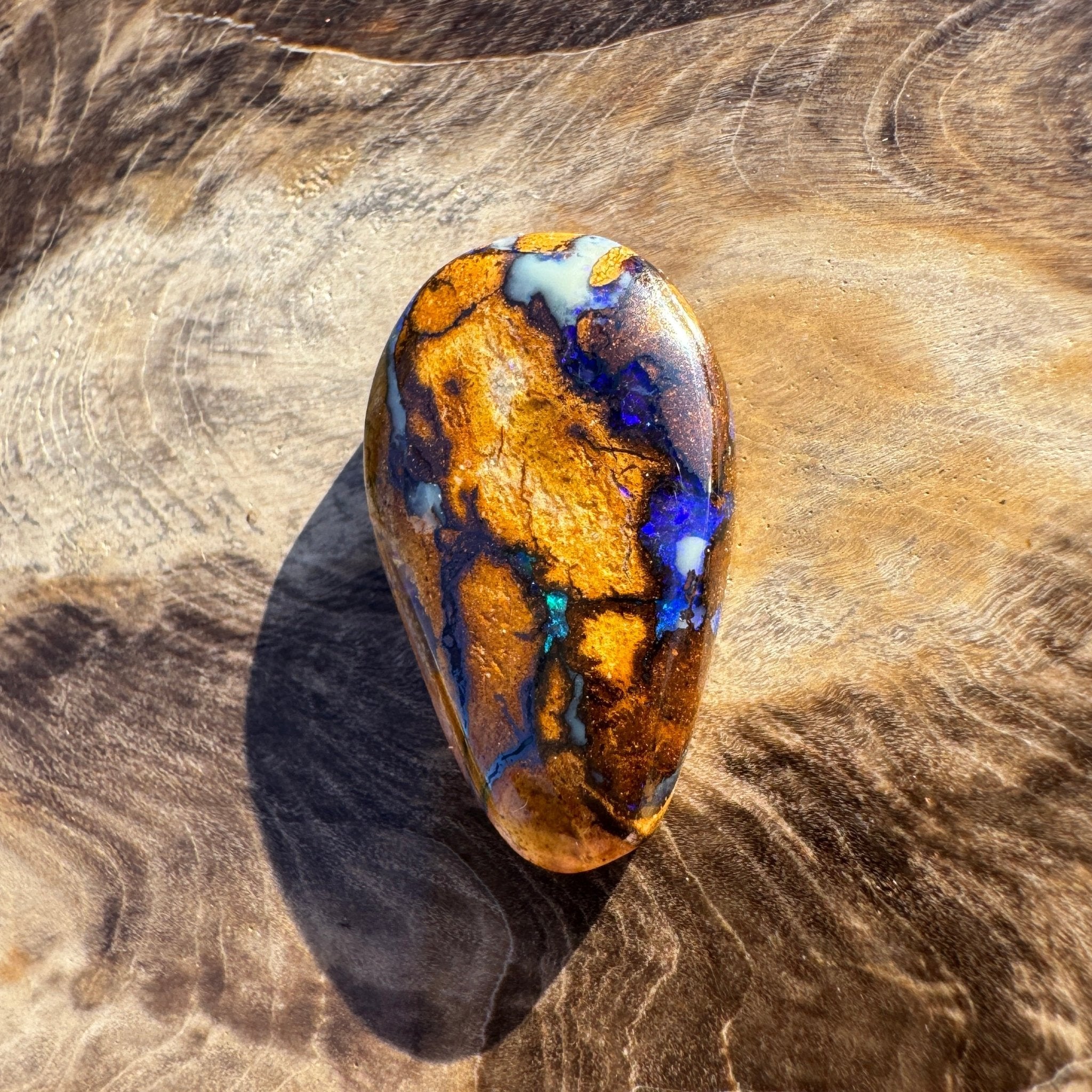7.3ct Queensland Boulder Opal | Solid Australian Opal | Hand-Cut