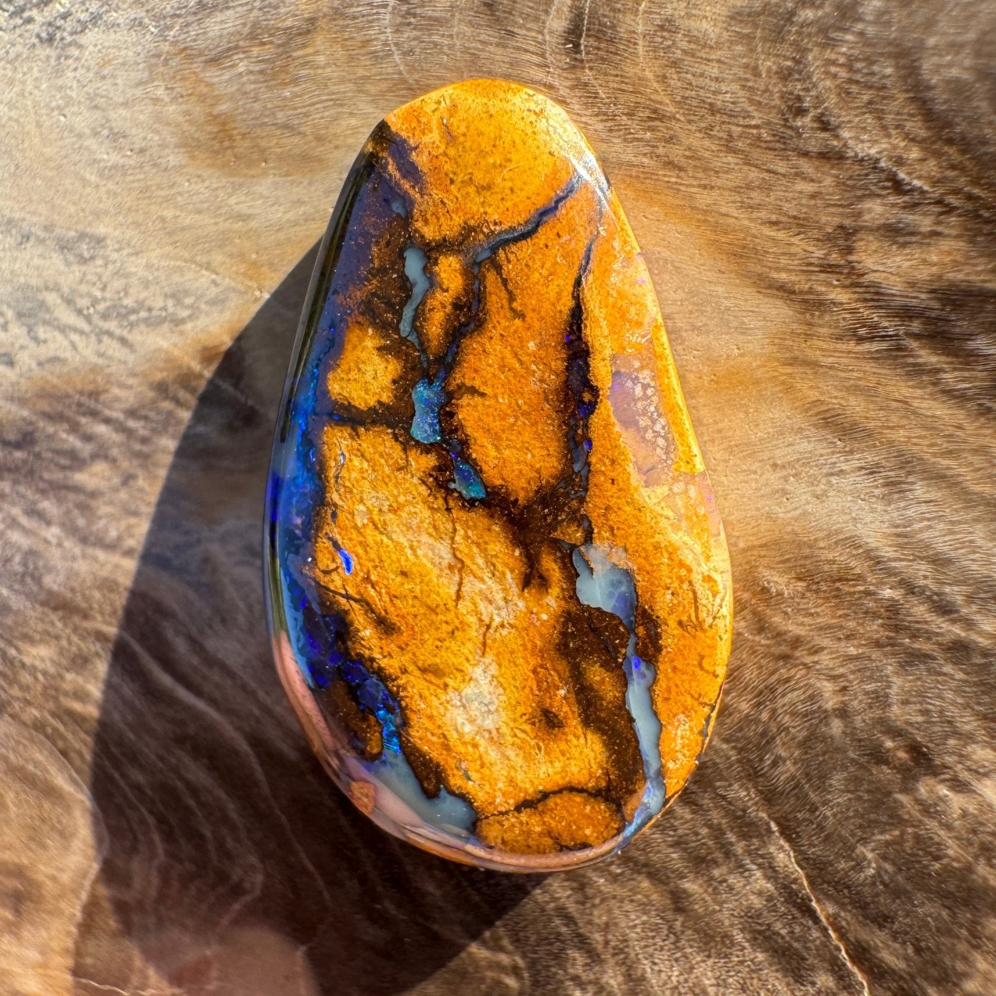 7.3ct Queensland Boulder Opal | Solid Australian Opal | Hand-Cut