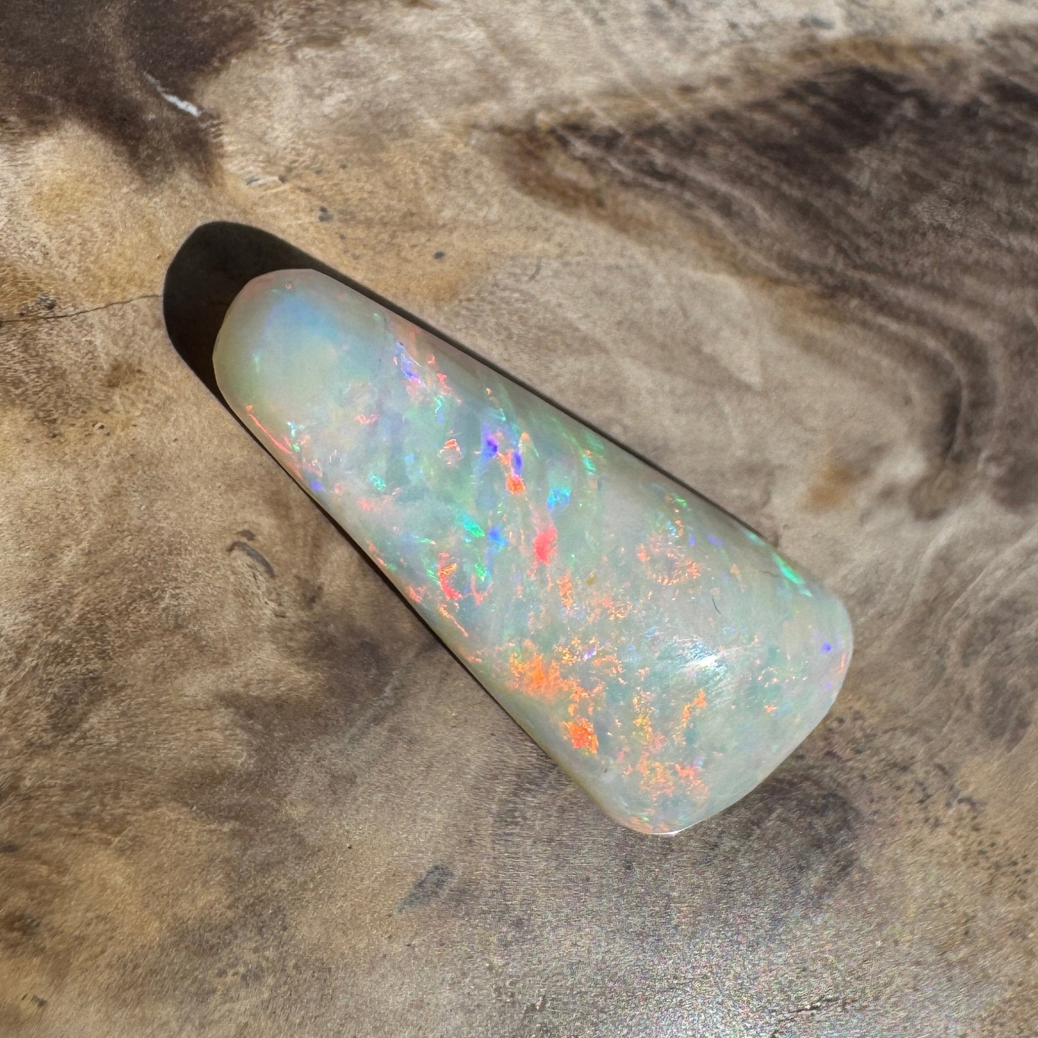 7.6ct Coober Pedy Freeform Opal | Solid Australian Opal | Hand-Cut
