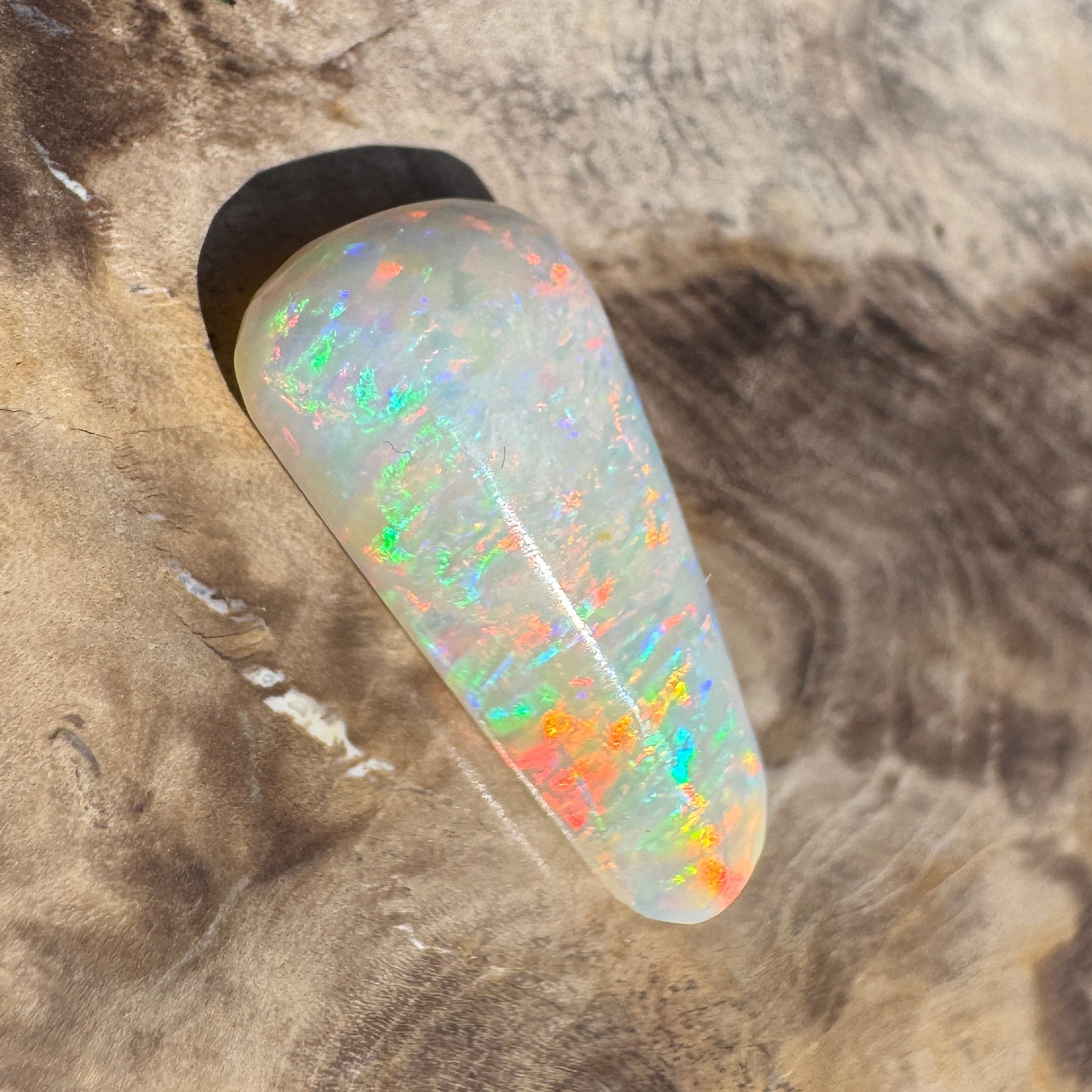 7.6ct Coober Pedy Freeform Opal | Solid Australian Opal | Hand-Cut