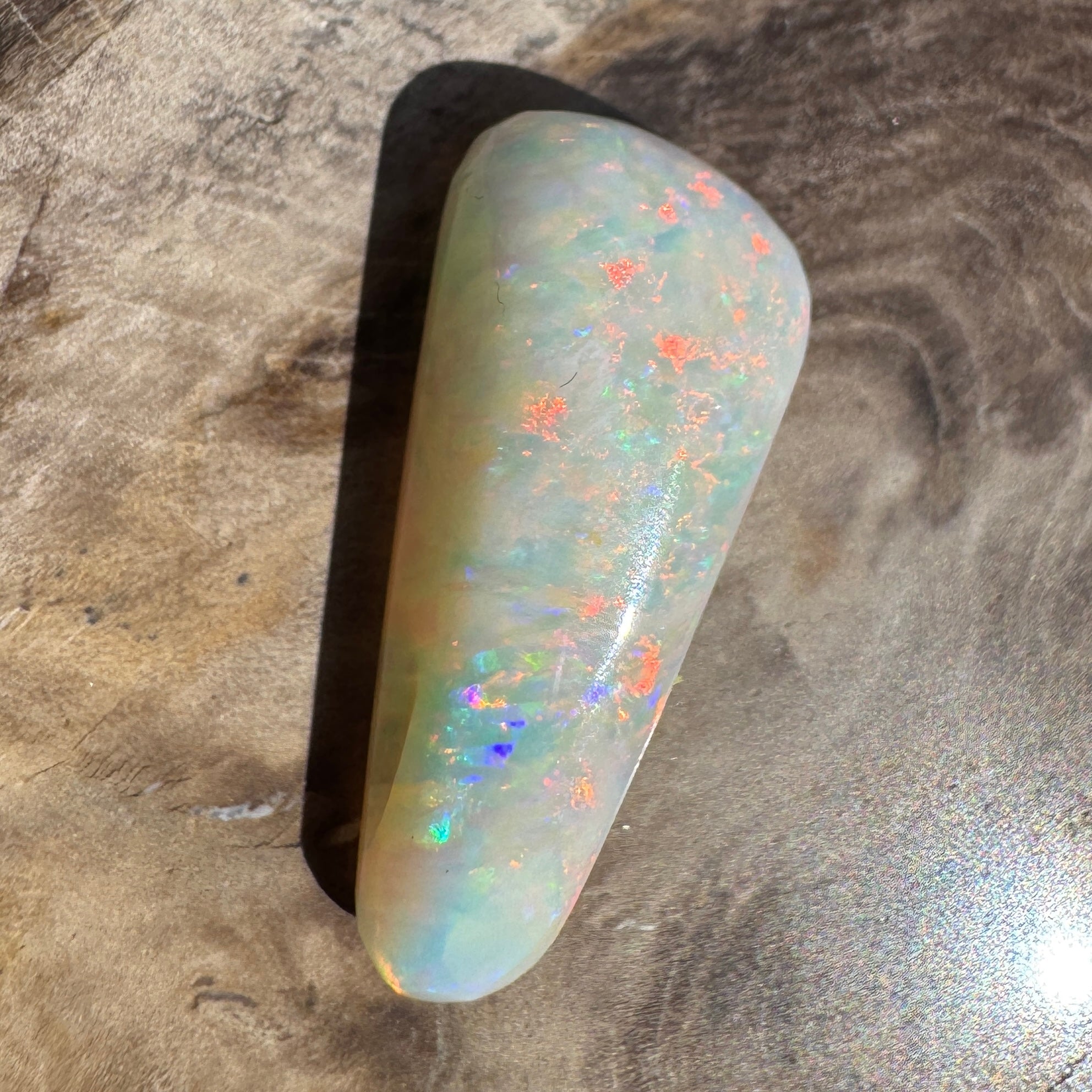 7.6ct Coober Pedy Freeform Opal | Solid Australian Opal | Hand-Cut