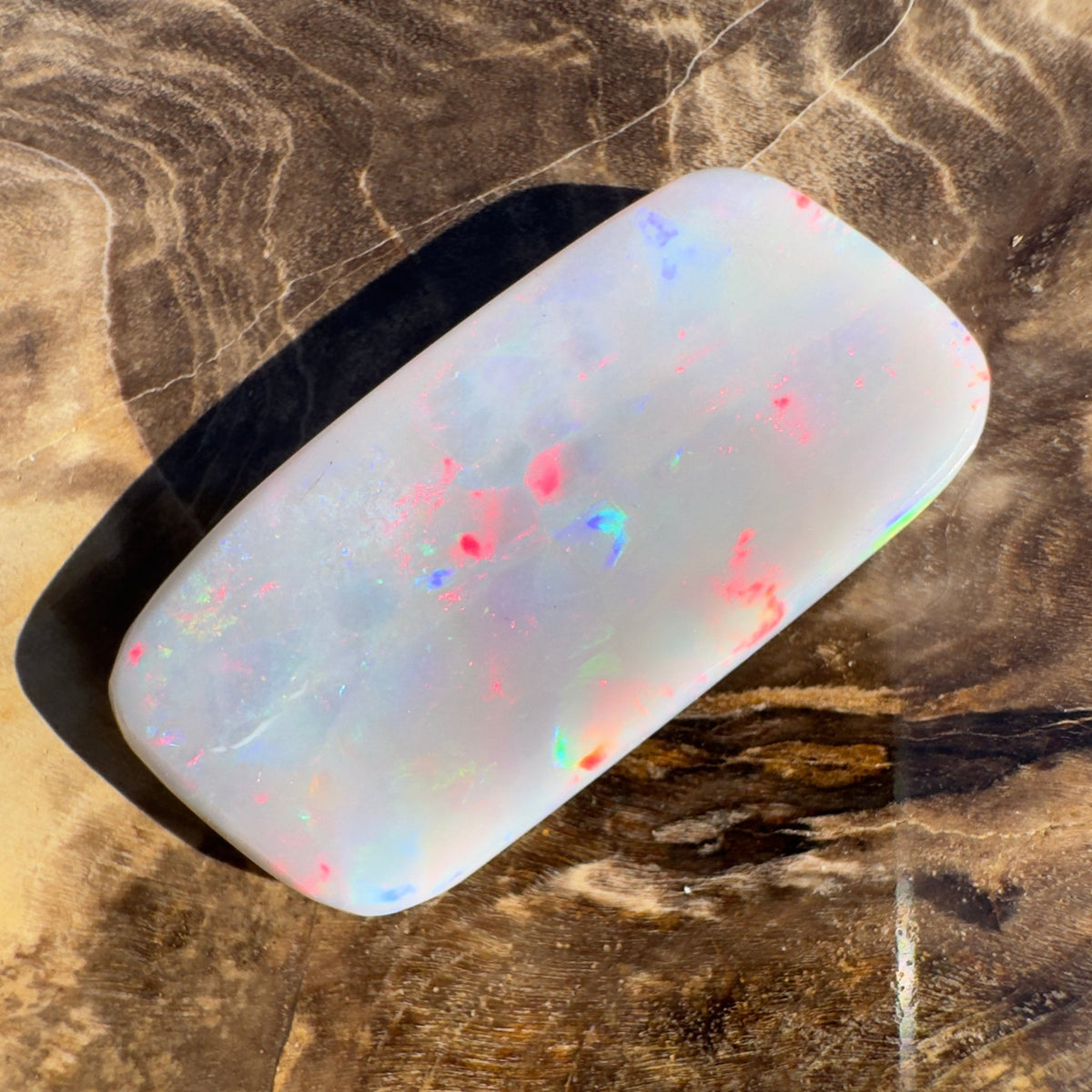 7.6ct Lightning Ridge Semi Black | Solid Australian Opal | Hand-Cut