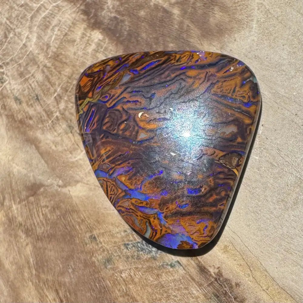 7.8ct Hand - cut Queensland Boulder Opal