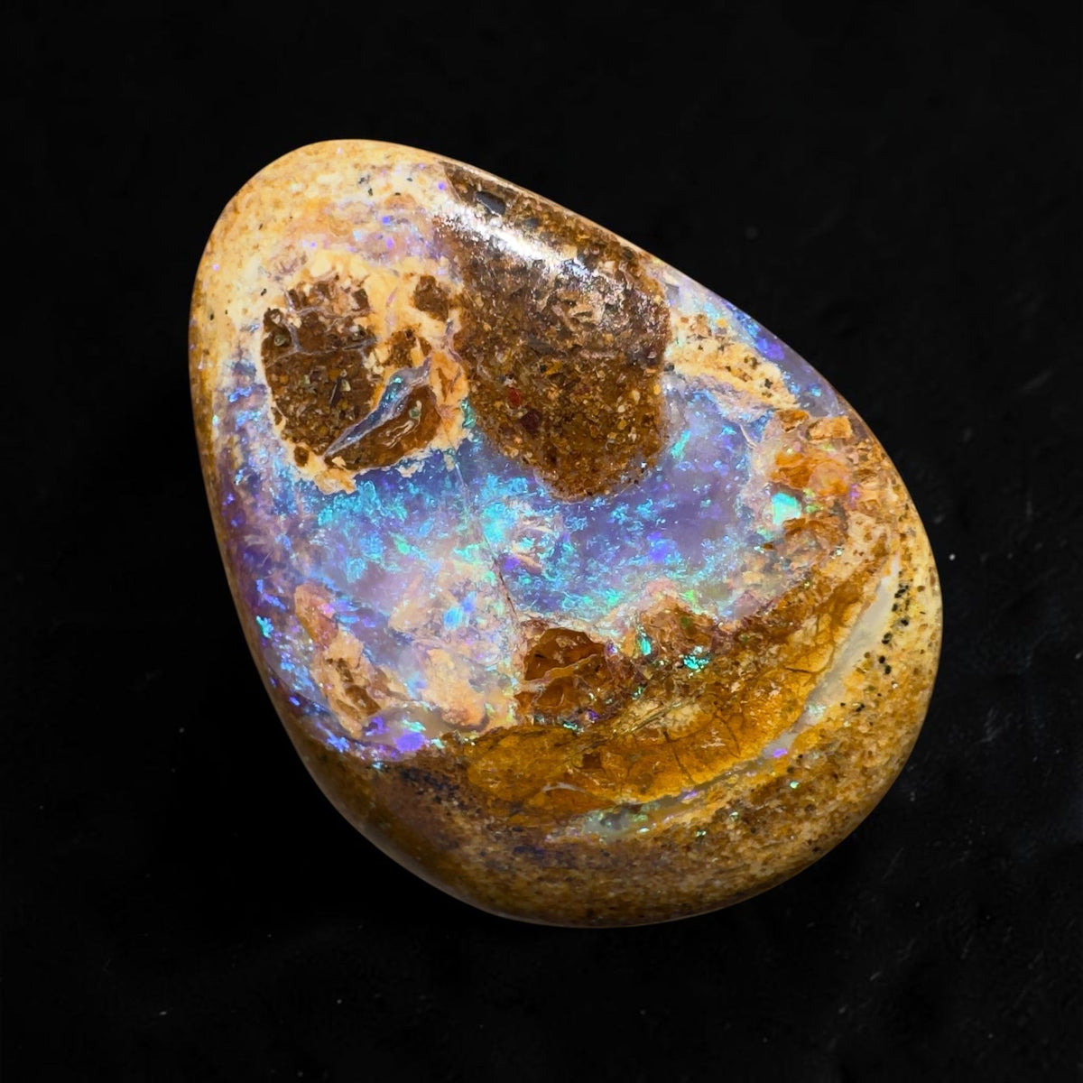 7ct Queensland Boulder Opal | Solid Australian Opal | Hand-Cut