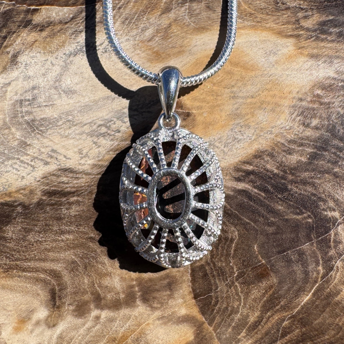 8.1ct Queensland Opal Pendant Necklace ~ 'Airlie Beach Dusk' | 925 Sterling Silver | Solid Australian Opal