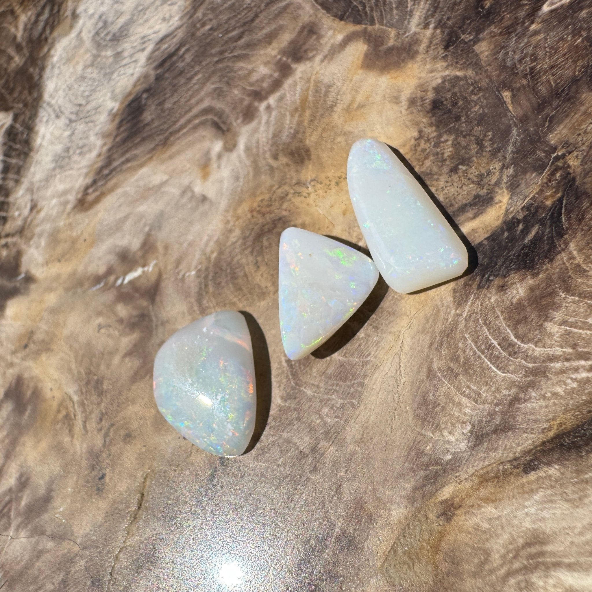 8.2ct Hand - cut Solid Coober Pedy Opal Parcel