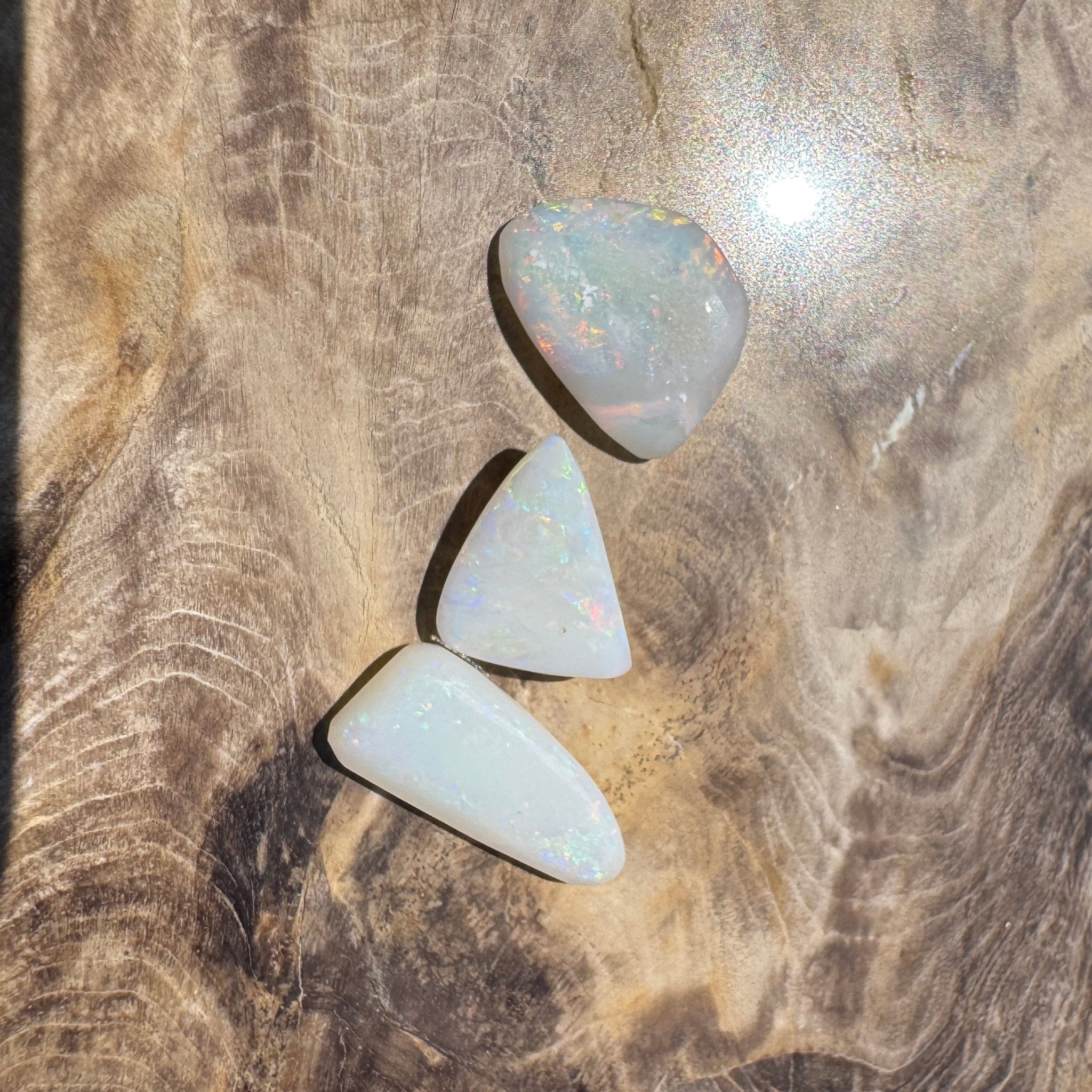 8.2ct Hand - cut Solid Coober Pedy Opal Parcel