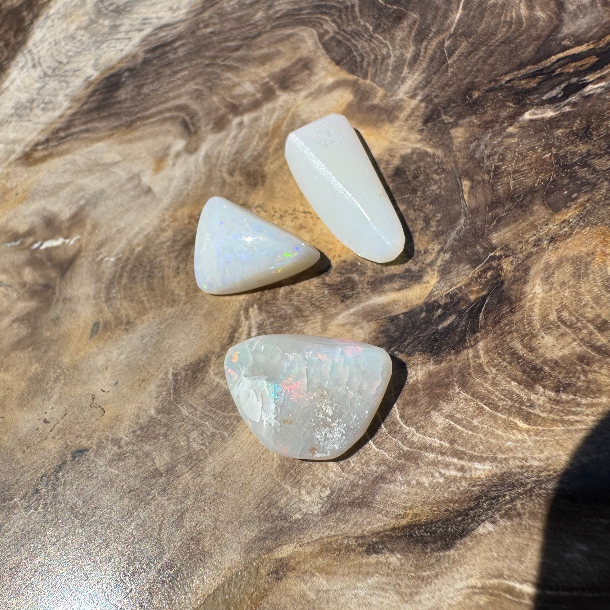 8.2ct Hand - cut Solid Coober Pedy Opal Parcel