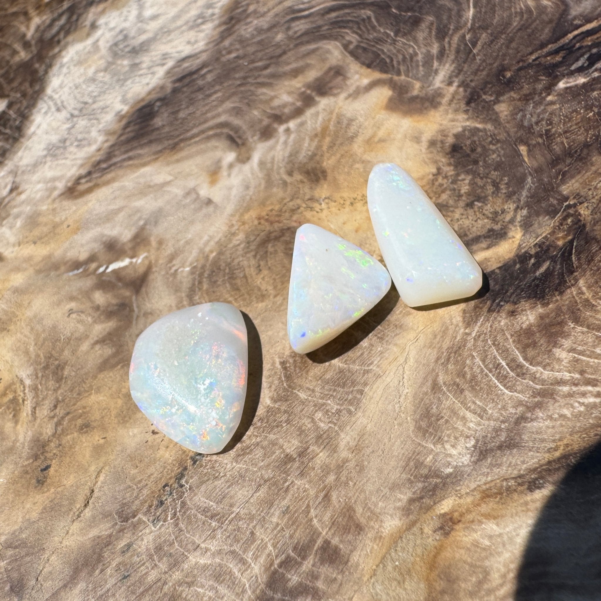 8.2ct Hand - cut Solid Coober Pedy Opal Parcel