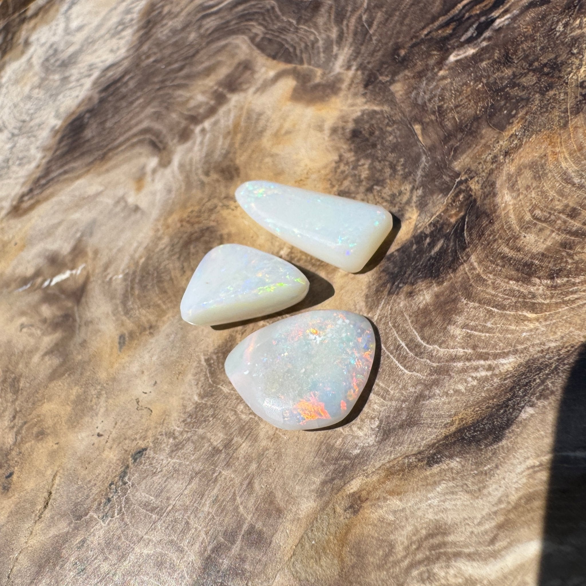 8.2ct Hand - cut Solid Coober Pedy Opal Parcel