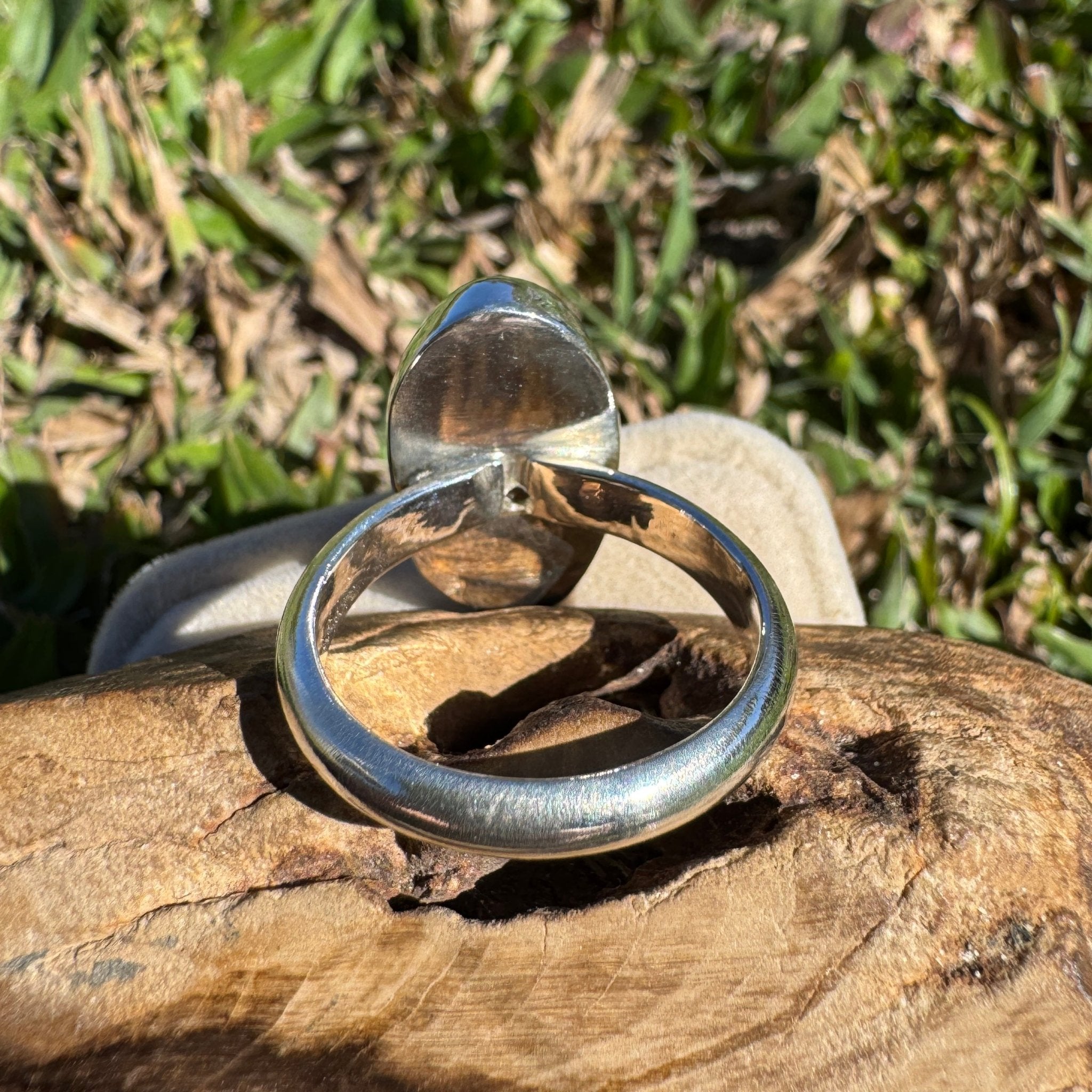 8.2ct Queensland Opal Ring ~ 'Litchfield Twilight' | 925 Sterling Silver | Solid Australian Opal