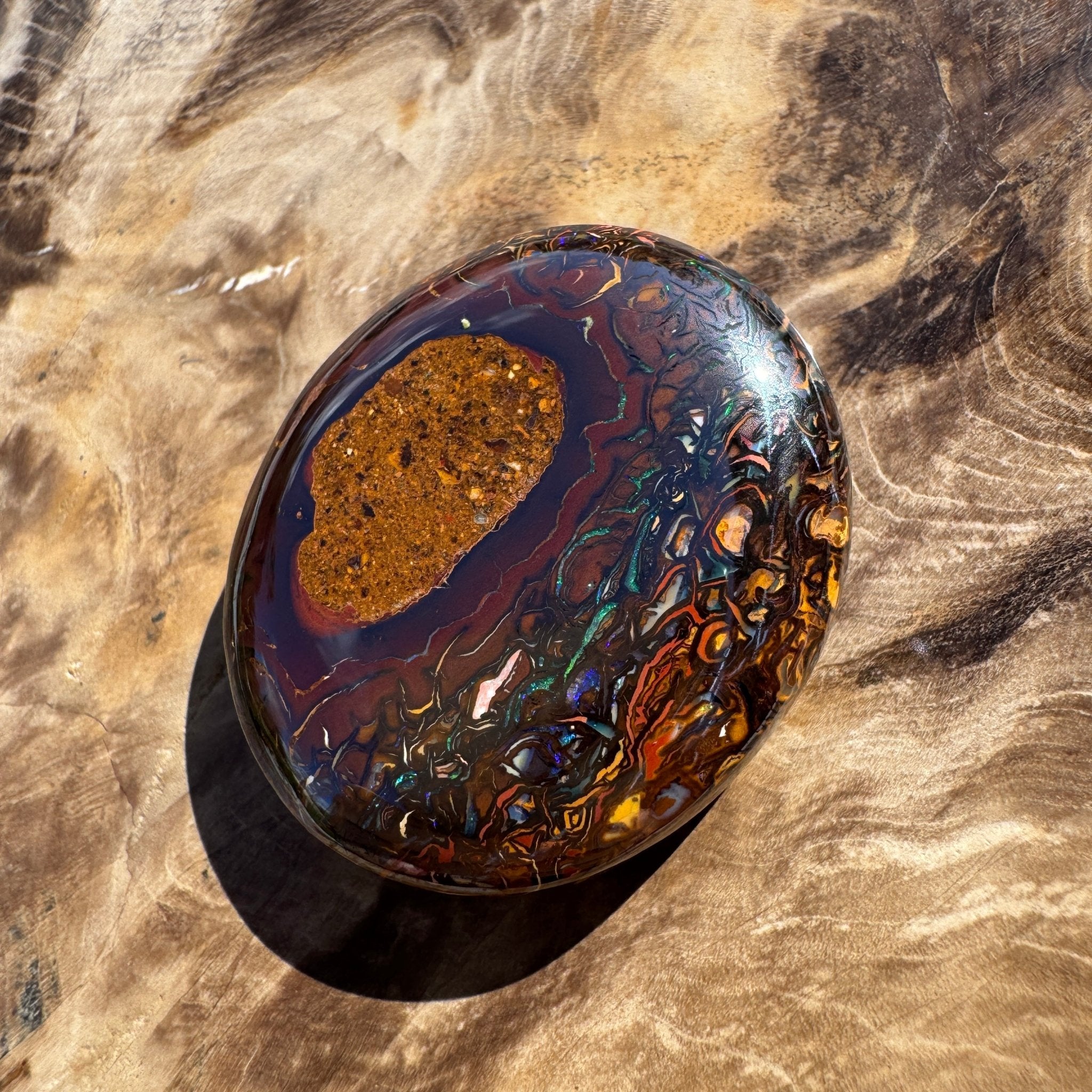 82ct Yowah Nut Queensland Boulder Opal | Solid Australian Opal | Hand-Cut