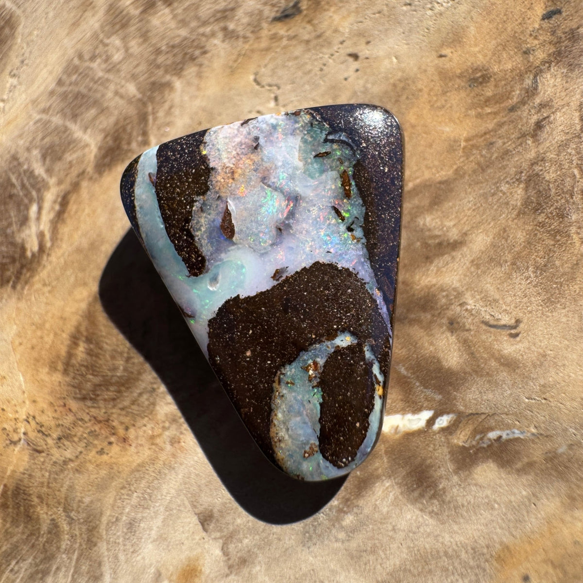 8.6ct Queensland Boulder Opal | Solid Australian Opal | Hand-Cut