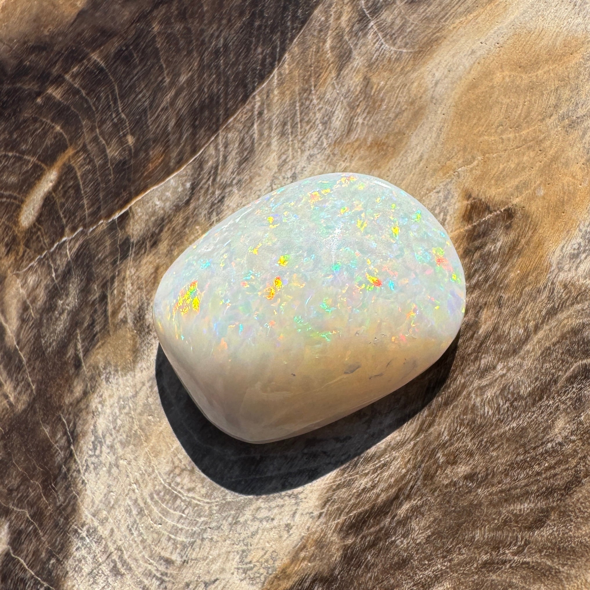 9.3ct Hand - cut Solid Coober Pedy Opal